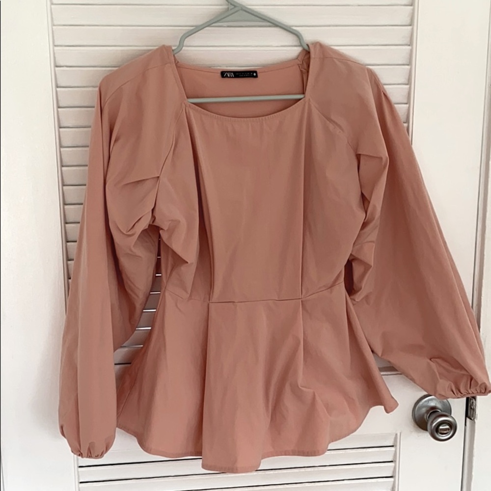 Pink blouse